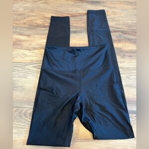 Black Athleta Elation Shine Tight Leggings size XS tall